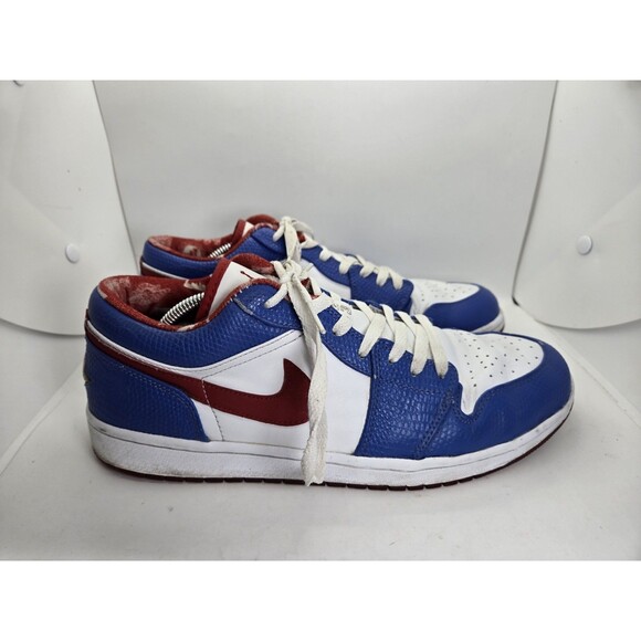 Air Jordan 1 Retro Low East Side Shoes Men\'s 11.5 White Blue Athletic Sneakers main image 8